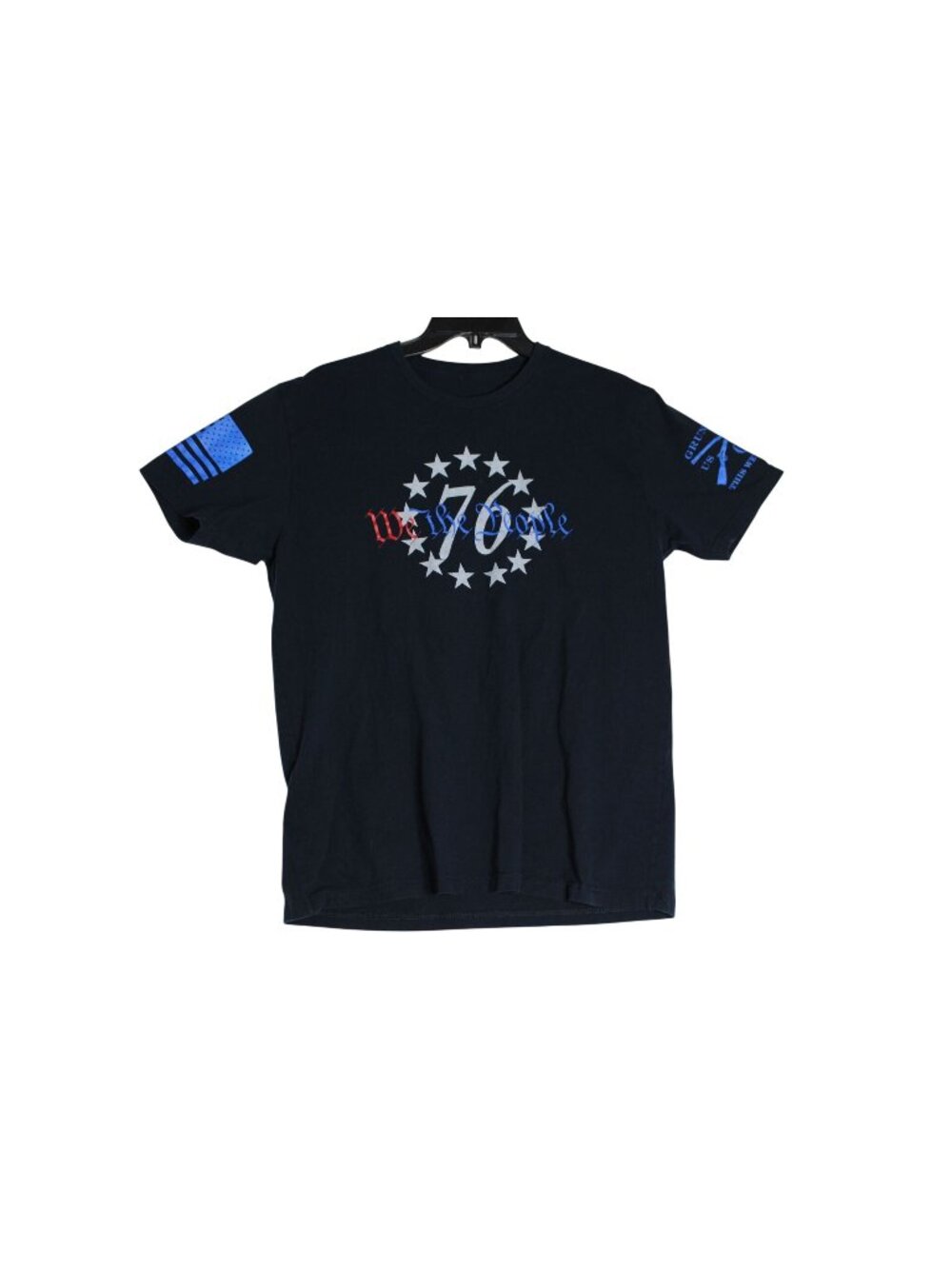 Grunt Style Black Short Sleeve We The People 76 Tee Shirt Men's Large